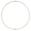 Diamond Point Roségouden Colliers|Parelkettingen<Roségouden parelketting Rivièra