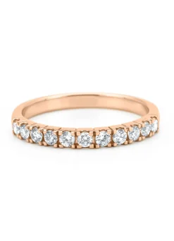Diamond Point Roségouden Ringen|Diamanten Ringen<Roségouden ring, 0.39 ct diamant, Ensemble