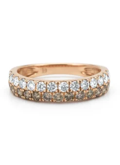 Diamond Point Roségouden Ringen|Diamanten Ringen<Roségouden ring, 1.02 ct diamant, Ensemble