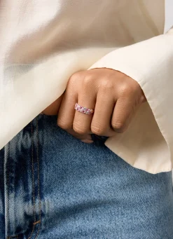 Diamond Point Roségouden Ringen|Ringen Met Kleurstenen<Roségouden ring, 1.65 ct roze saffier, Eden