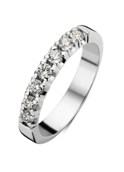Diamond Point Alliance|Groeibriljant Ringen<Witgouden alliance ring, 0.35 ct diamant, Groeibriljant