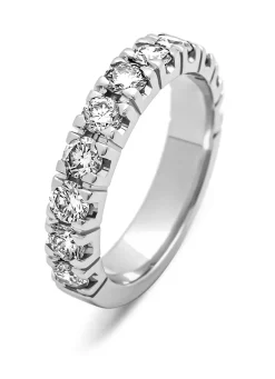 Diamond Point Alliance|Groeibriljant Ringen<Witgouden alliance ring, 1.43 ct diamant, Groeibriljant