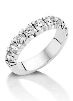 Diamond Point Alliance|Groeibriljant Ringen<Witgouden alliance ring, 1.44 ct diamant, Groeibriljant