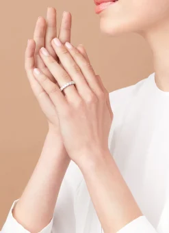 Diamond Point Alliance|Groeibriljant Ringen<Witgouden alliance ring, 1.44 ct diamant, Groeibriljant
