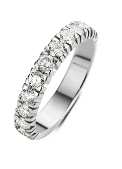 Diamond Point Alliance|Groeibriljant Ringen<Witgouden alliance ring, 0.77 ct diamant, Groeibriljant