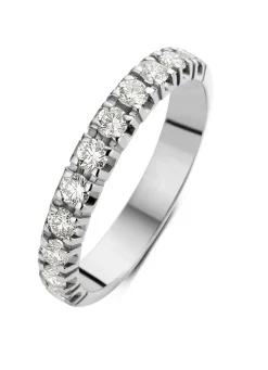 Diamond Point Alliance|Groeibriljant Ringen<Witgouden alliance ring, 0.55 ct diamant, Groeibriljant