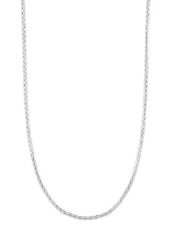 Diamond Point Witgouden Colliers|Losse Hangers<Witgouden anker collier Timeless Treasures (45cm)