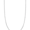 Diamond Point Witgouden Colliers|Lengtecolliers<Witgouden anker collier Timeless Treasures (40cm)