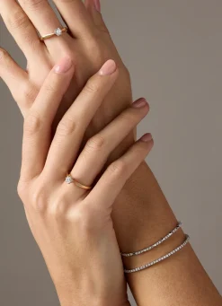 Diamond Point Witgouden Armbanden|Diamanten Armbanden<Witgouden armband, 0.67 ct diamant, Ensemble