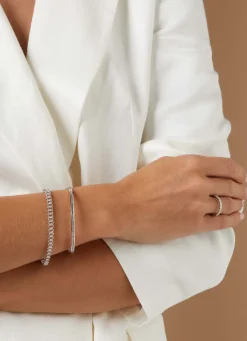 Diamond Point Witgouden Armbanden|Diamanten Armbanden<Witgouden armband, 1.81 ct diamant, Hearts & Arrows