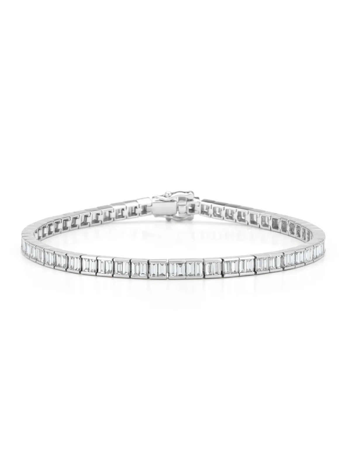 Diamond Point Witgouden Armbanden|Tennisarmbanden<Witgouden armband, 3.31 ct diamant, Tennis bracelet