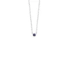 Diamond Point Witgouden Colliers|Colliers Met Kleurstenen<Witgouden collier, 0.05 ct blauwe saffier, Joy