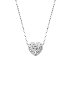 Diamond Point Witgouden Colliers|Diamanten Colliers<Witgouden collier, 0.39 ct diamant, Enchanted