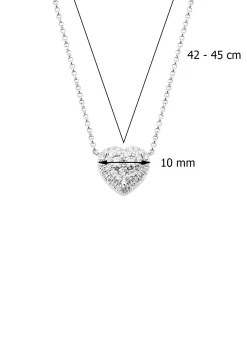 Diamond Point Witgouden Colliers|Diamanten Colliers<Witgouden collier, 0.39 ct diamant, Enchanted
