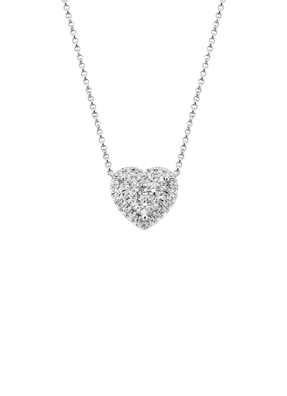 Diamond Point Witgouden Colliers|Diamanten Colliers<Witgouden collier, 0.52 ct diamant, Enchanted