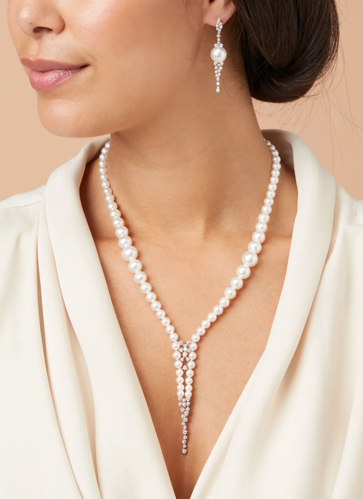 Diamond Point Witgouden Colliers|Exclusieve Colliers<Witgouden collier, 1.33 ct diamant, Gallery