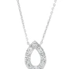 Diamond Point Witgouden Colliers|Diamanten Colliers<Witgouden collier, 0.61 ct diamant, Gallery