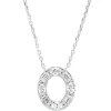 Diamond Point Witgouden Colliers|Diamanten Colliers<Witgouden collier, 0.66 ct diamant, Gallery