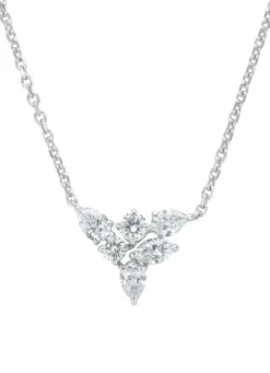 Diamond Point Witgouden Colliers|Diamanten Colliers<Witgouden collier, 0.77 ct diamant, Gallery