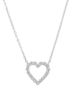 Diamond Point Witgouden Colliers|Diamanten Colliers<Witgouden collier, 0.25 ct diamant, Hearts & Arrows