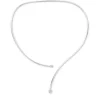 Diamond Point Witgouden Colliers|Diamanten Colliers<Witgouden collier, 0.70 ct diamant, Hearts & Arrows