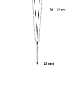 Diamond Point Witgouden Colliers|Diamanten Colliers<Witgouden collier, 0.05 ct diamant, Joy