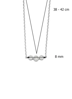 Diamond Point Witgouden Colliers|Diamanten Colliers<Witgouden collier, 0.11 ct diamant, Joy