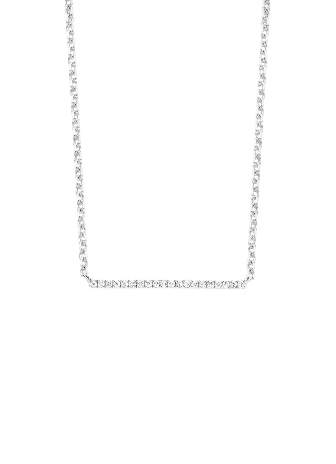 Diamond Point Witgouden Colliers|Diamanten Colliers<Witgouden collier, 0.06 ct diamant, Joy
