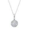 Diamond Point Witgouden Colliers|Diamanten Colliers<Witgouden collier, 0.19 ct diamant, Petite Romance