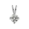Diamond Point Solitair C|Solitair Classic<Witgouden hanger, 0.40 ct diamant, Groeibriljant