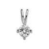 Diamond Point Solitair C|Solitair Classic<Witgouden hanger, 0.20 ct diamant, Groeibriljant
