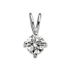 Diamond Point Solitair C|Solitair Classic<Witgouden hanger, 0.47 ct diamant, Groeibriljant
