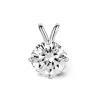 Diamond Point Solitair C|Solitair Classic<Witgouden hanger, 0.53 ct diamant, Groeibriljant