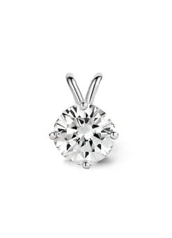 Diamond Point Solitair C|Solitair Classic<Witgouden hanger, 0.56 ct diamant, Groeibriljant