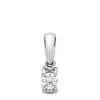 Diamond Point Solitair C|Groeibriljant Hangers<Witgouden hanger, 0.08 ct diamant, Groeibriljant