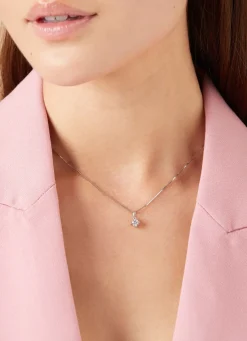 Diamond Point Losse Hangers|Witgouden Bruidssieraden<Witgouden hanger, 0.30 ct diamant, Hearts & Arrows