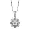 Diamond Point Losse Hangers|Witgouden Bruidssieraden<Witgouden hanger, 0.33 ct diamant, Since 1904