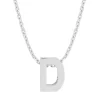 Diamond Point Letter Hangers|Losse Hangers<Witgouden hanger D, Alphabet