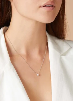 Diamond Point Witgouden Colliers|Diamanten Colliers<Witgouden hanger met collier, 0.14 ct diamant, Enchanted
