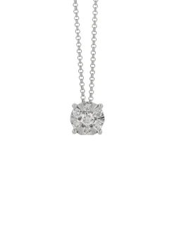 Diamond Point Witgouden Colliers|Diamanten Colliers<Witgouden hanger met collier, 0.46 ct diamant, Enchanted