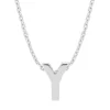 Diamond Point Letter Hangers|Losse Hangers<Witgouden hanger Y, Alphabet