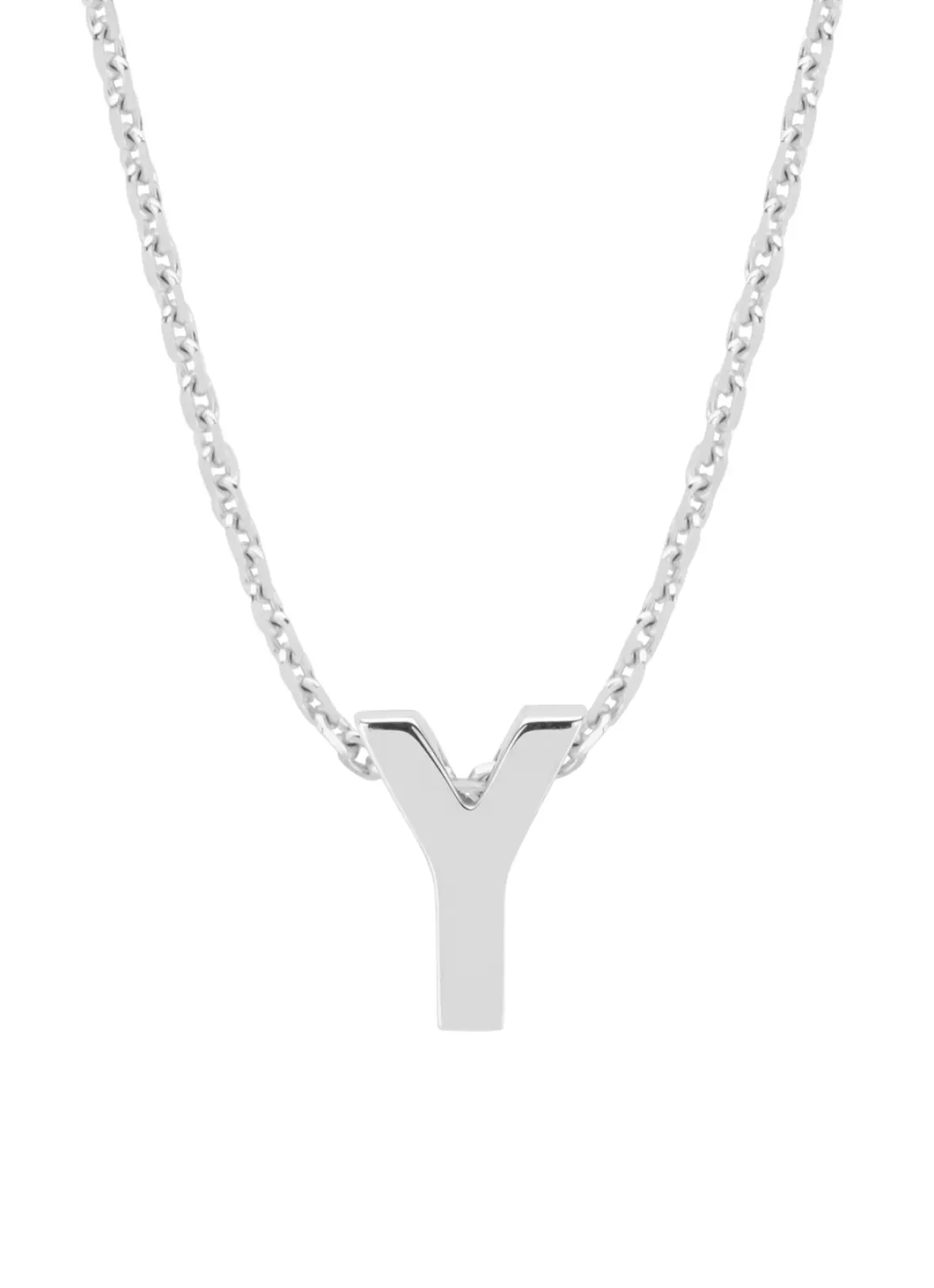 Diamond Point Letter Hangers|Losse Hangers<Witgouden hanger Y, Alphabet