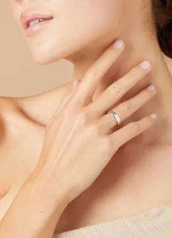 Diamond Point Witgouden Ringen|Trouwringen Voor Mannen<Witgouden 14 kt trouwring, Wedding