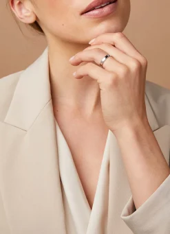 Diamond Point Witgouden Ringen|Trouwringen Voor Mannen<Witgouden 14 kt trouwring, Wedding