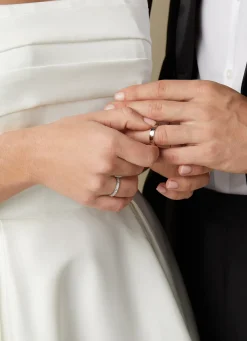 Diamond Point Witgouden Ringen|Trouwringen Voor Mannen<Witgouden 14 kt trouwring, Wedding