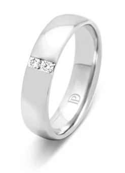 Diamond Point Witgouden Ringen|Diamanten Ringen<Witgouden 14 kt trouwring, Wedding