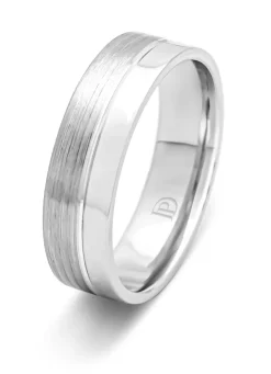 Diamond Point Witgouden Ringen|Trouwringen Voor Mannen<Witgouden 18 kt trouwring, Wedding