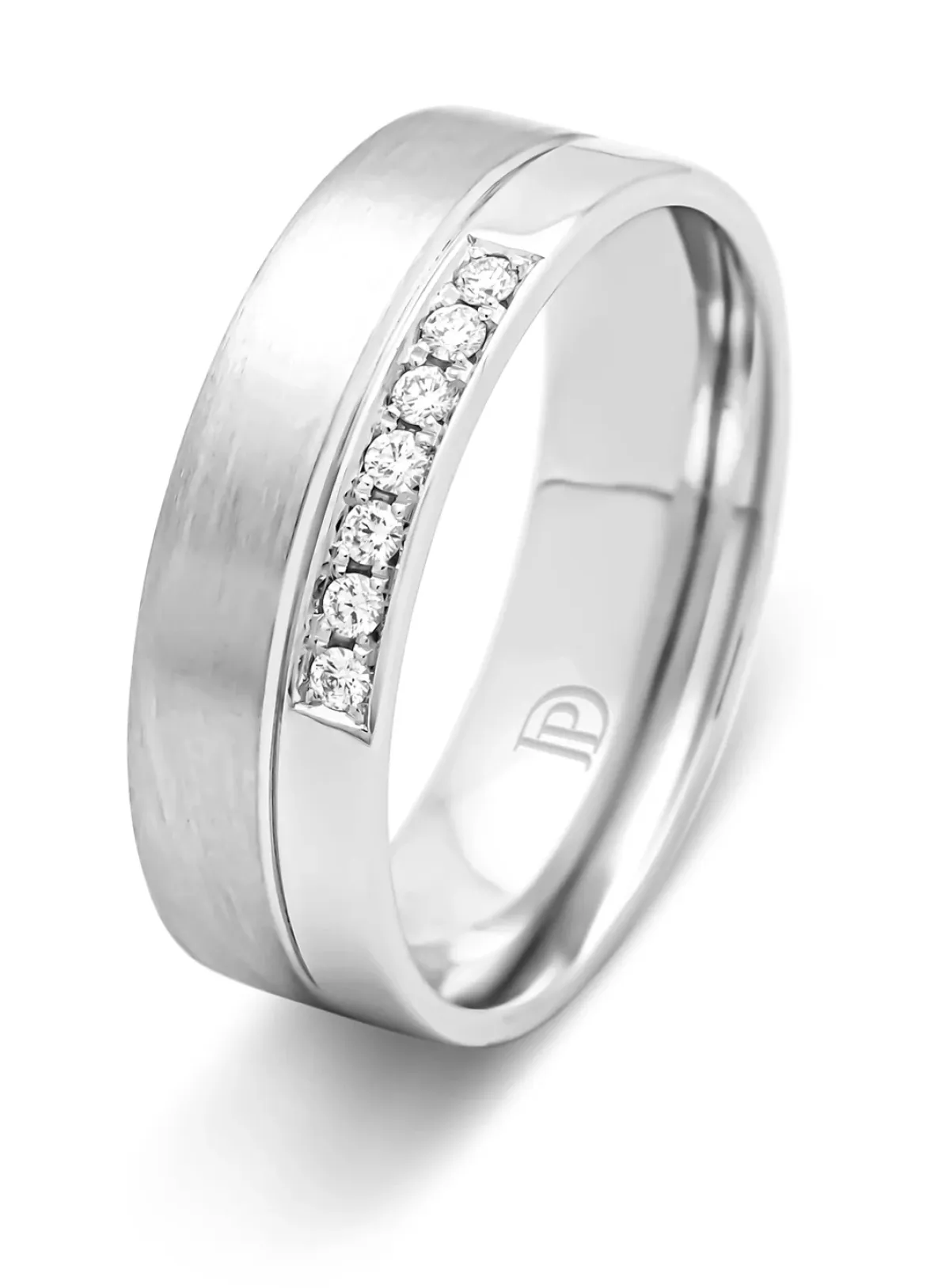 Diamond Point Witgouden Ringen|Diamanten Ringen<Witgouden 14 kt trouwring, Wedding