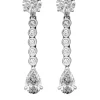 Diamond Point Witgouden Oorsieraden|Diamanten Oorsieraden<Witgouden oorsieraden, 4.50 ct diamant