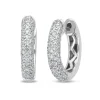 Diamond Point Witgouden Oorsieraden|Diamanten Oorsieraden<Witgouden oorsieraden, 0.51 ct diamant, Caviar